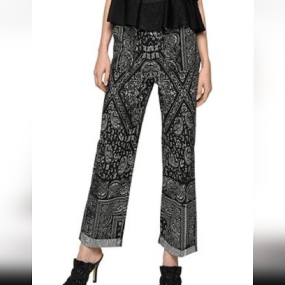 Pinko Nuvolari Bandana Print Pants Size 42/6